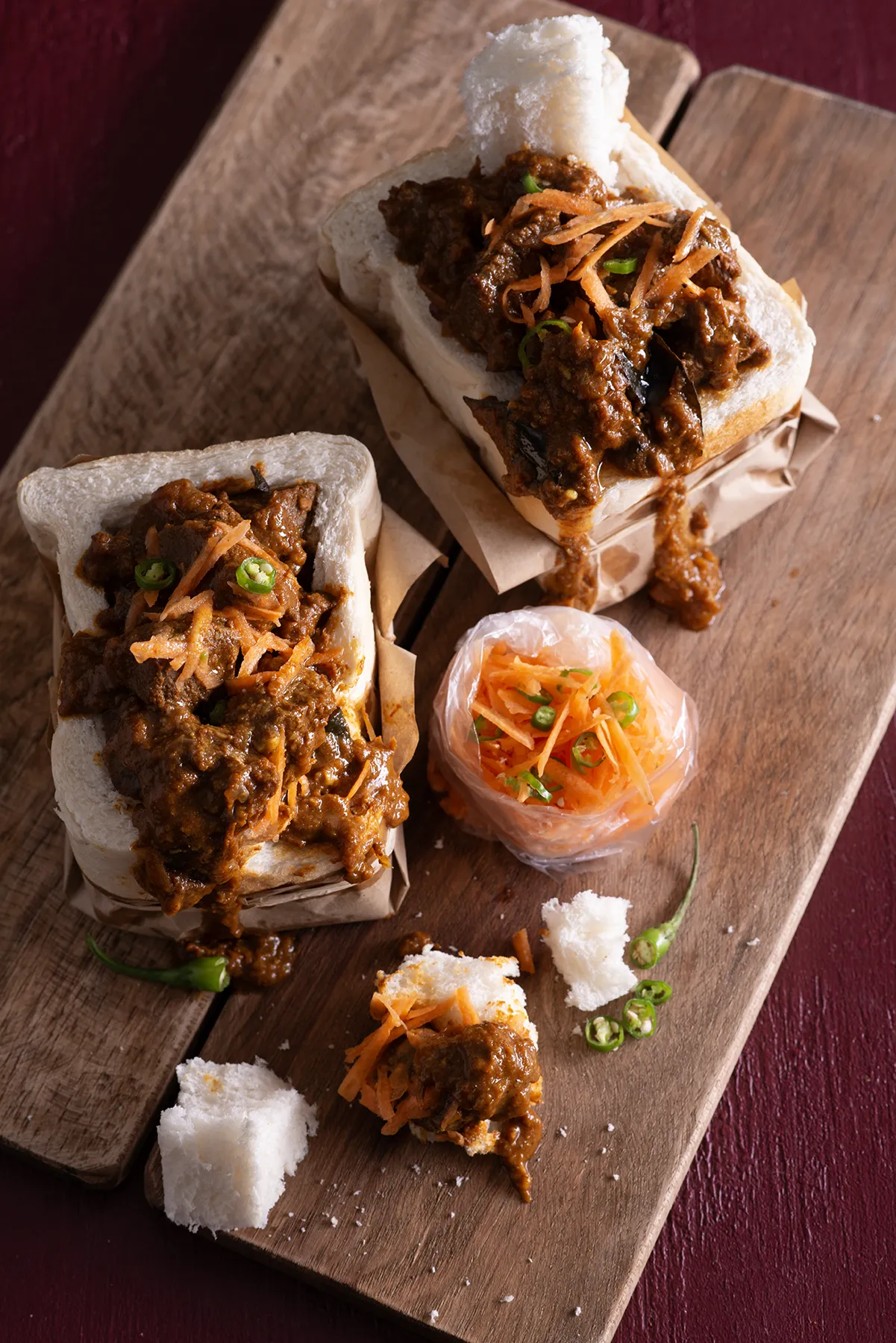 Irene's bunny chow